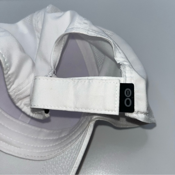 OOFOS Cool Down Cap Unisex White Breathable Running Wicking Baseball Hat - Picture 7 of 7